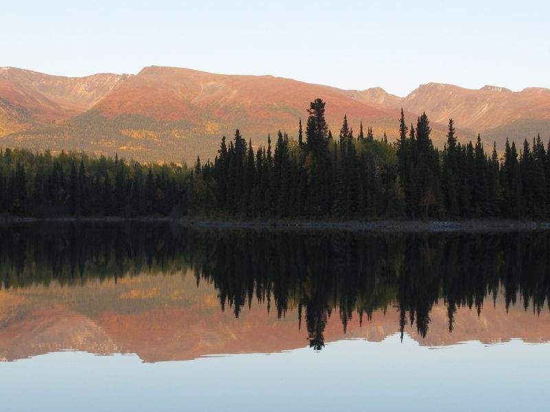 Paddling Boya Lake Looking to the Horseranch Range.jpg